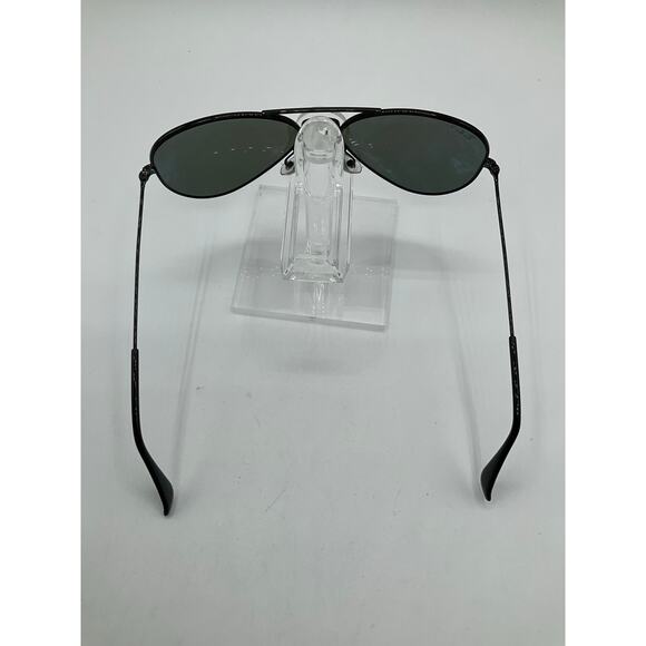 Pre-Owned Ray Ban RB 3025 Aviator Polarized Sunglasses- Black - Picture 3 of 8